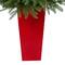5ft. Pre-Lit Vancouver Fir Natural Look Artificial Christmas Tree in Tower Planter, Clear LED Lights